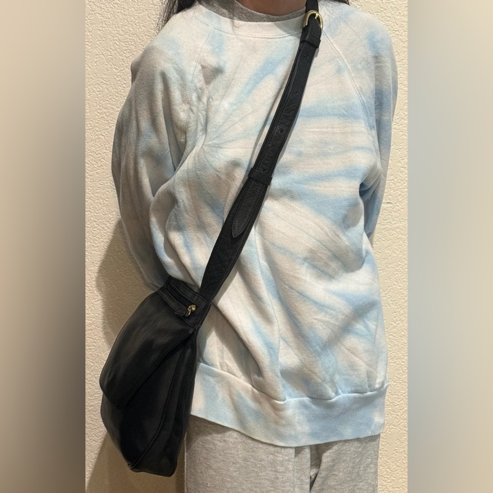 JP Ourse & Cie Black Leather Crossbody